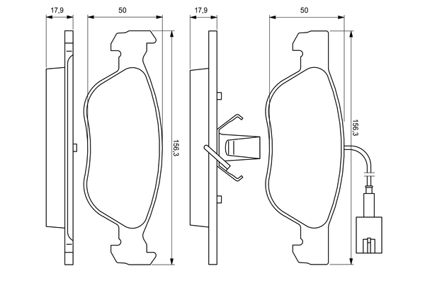 Bosch Remblokset 0 986 424 593