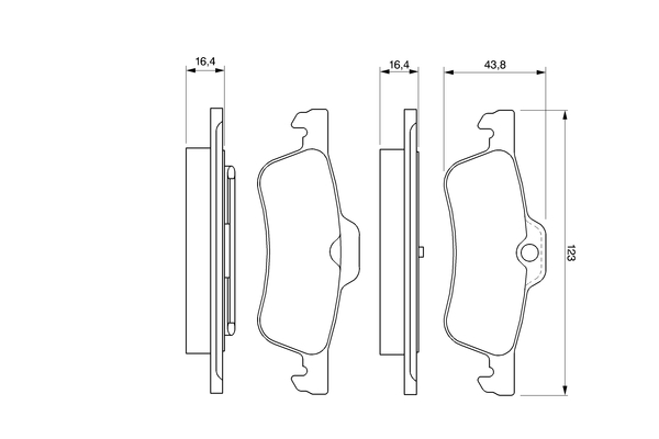 Remblokset Bosch 0 986 424 654
