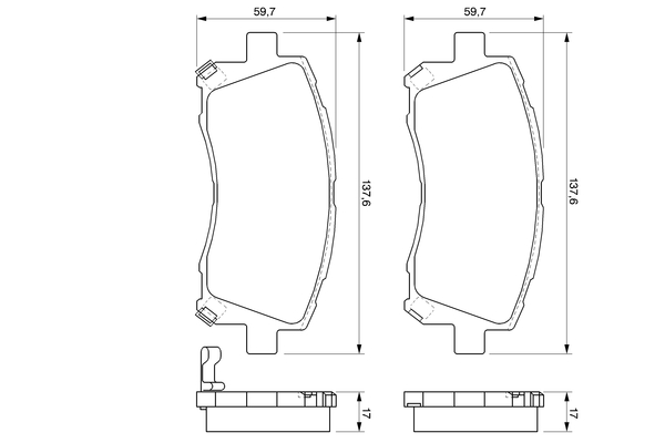 Bosch Remblokset 0 986 424 700