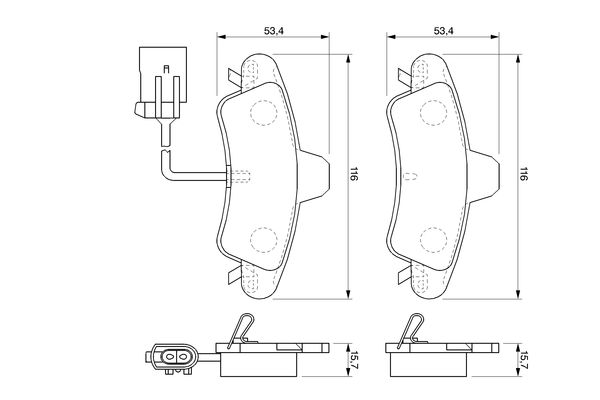 Bosch Remblokset 0 986 424 745