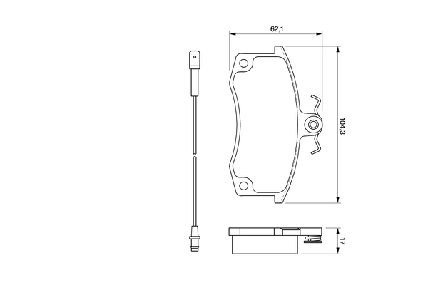Remblokset Bosch 0 986 424 783