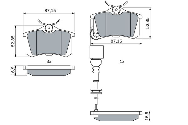 Bosch Remblokset 0 986 424 813