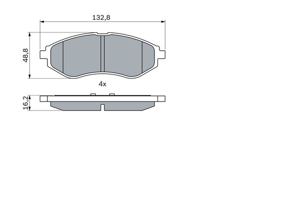 Bosch Remblokset 0 986 424 818