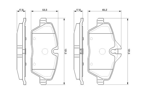 Remblokset Bosch 0 986 424 819