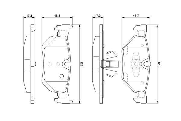 Bosch Remblokset 0 986 494 061