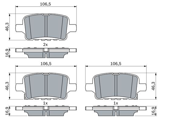 Bosch Remblokset 0 986 424 870