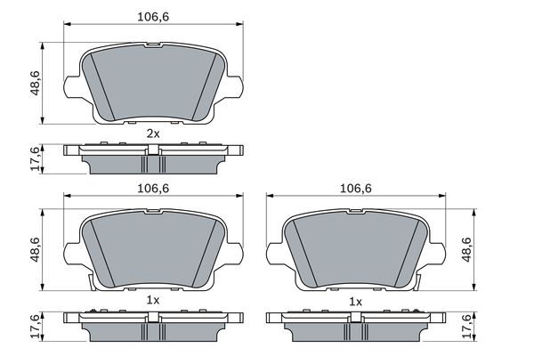 Bosch Remblokset 0 986 424 872