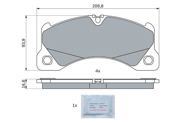 Bosch Remblokset 0 986 424 970