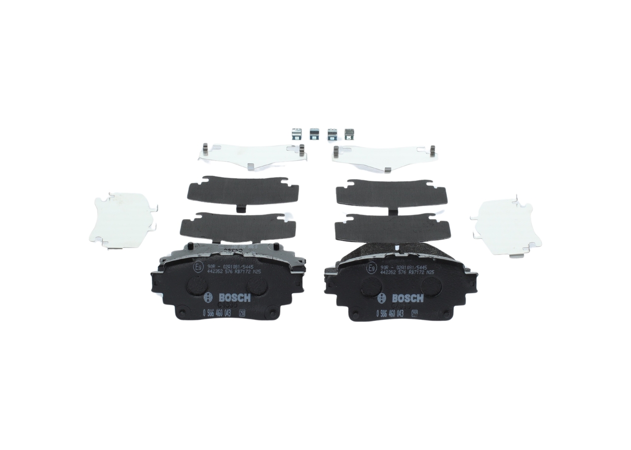 Bosch Remblokkenset, schijfrem 0 986 460 043