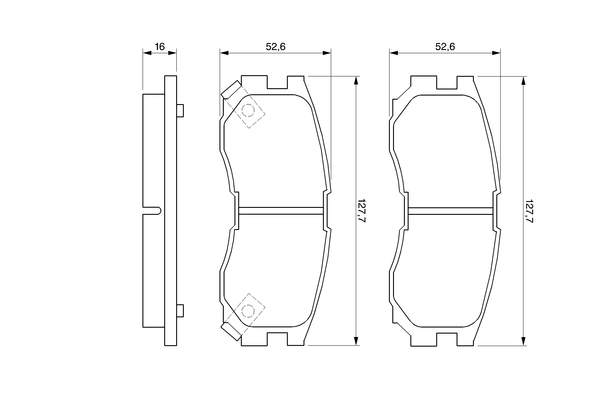 Bosch Remblokset 0 986 460 979