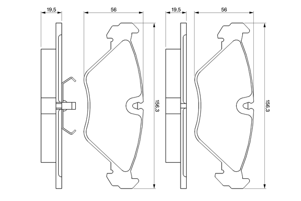 Bosch Remblokset 0 986 461 766