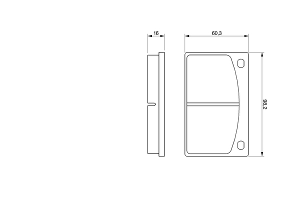 Bosch Remblokset 0 986 462 001