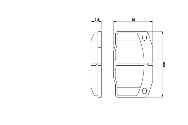 Bosch Remblokset 0 986 465 141