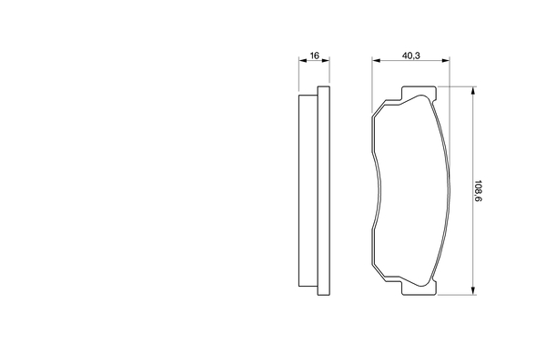 Bosch Remblokset 0 986 469 580