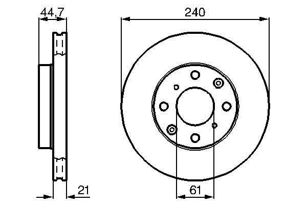Remschijven Bosch 0 986 478 115