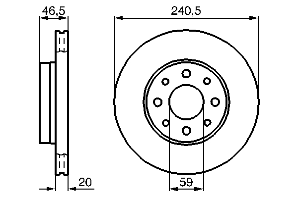 Remschijven Bosch 0 986 478 878