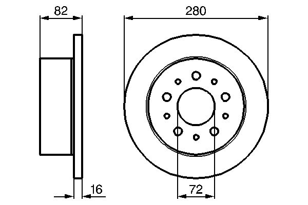 Bosch Remschijven 0 986 479 B63