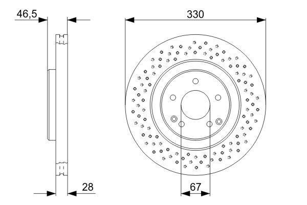 Bosch Remschijven 0 986 479 C76
