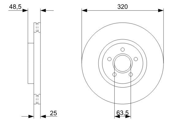 Bosch Remschijven 0 986 479 C75