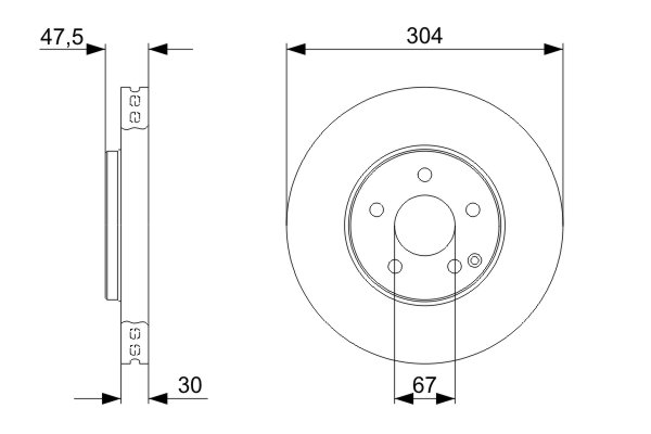 Bosch Remschijven 0 986 479 333