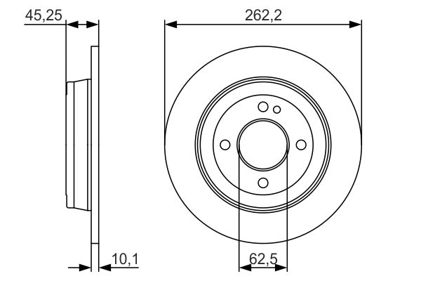 Bosch Remschijven 0 986 479 A44