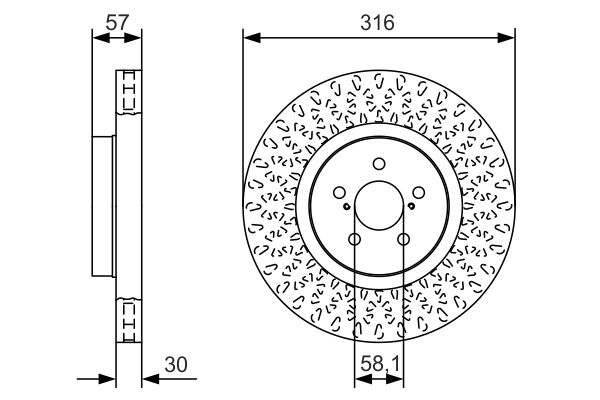 Bosch Remschijven 0 986 479 A81