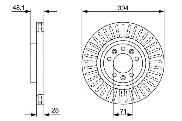 Bosch Remschijven 0 986 479 A89