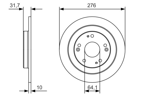 Bosch Remschijven 0 986 479 A92