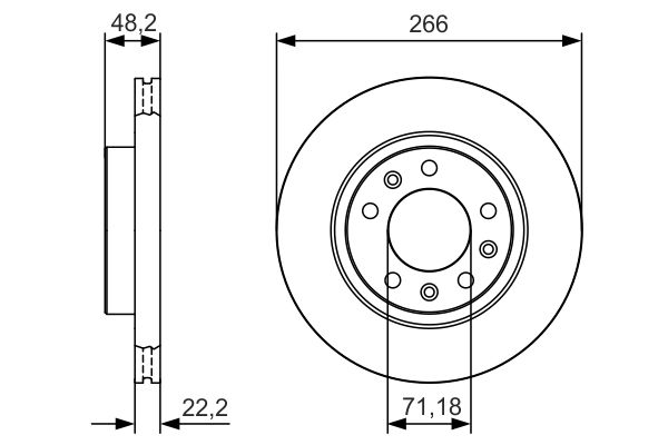 Bosch Remschijven 0 986 479 C34