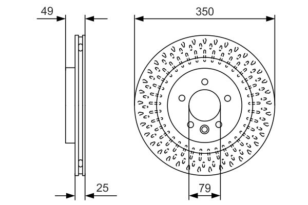 Bosch Remschijven 0 986 479 D31