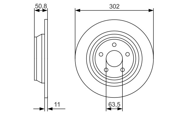 Bosch Remschijven 0 986 479 D37