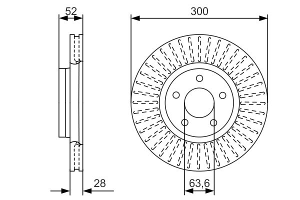 Bosch Remschijven 0 986 479 D38