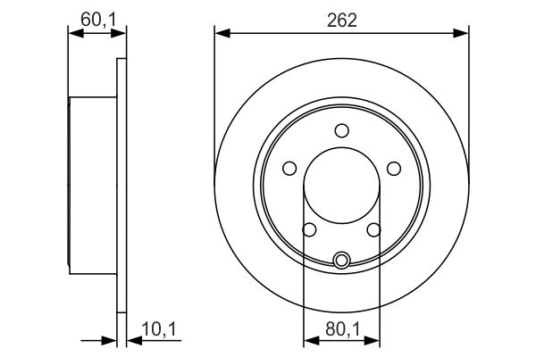 Bosch Remschijven 0 986 479 R05