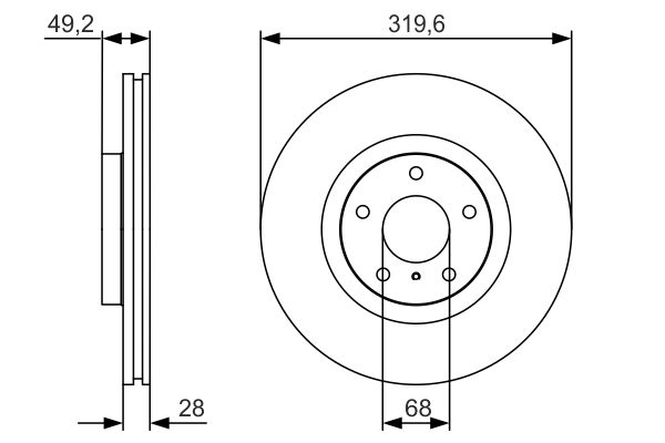 Bosch Remschijven 0 986 479 R22