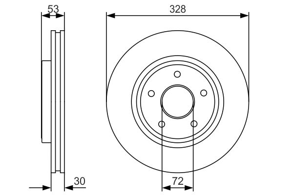 Bosch Remschijven 0 986 479 R48