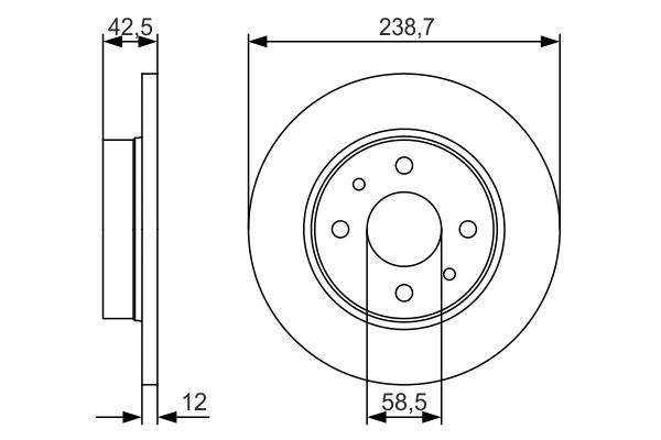 Remschijven Bosch 0 986 479 R61