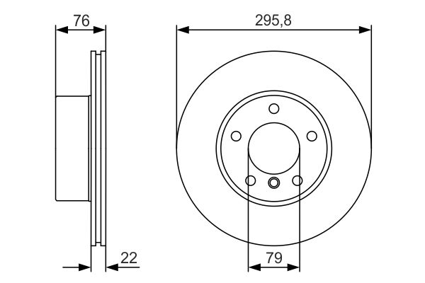 Bosch Remschijven 0 986 479 R72