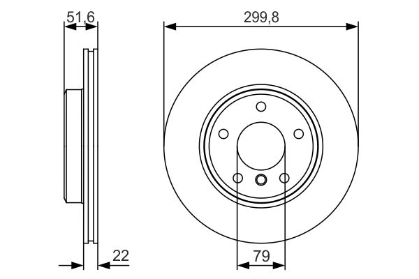 Bosch Remschijven 0 986 479 S32