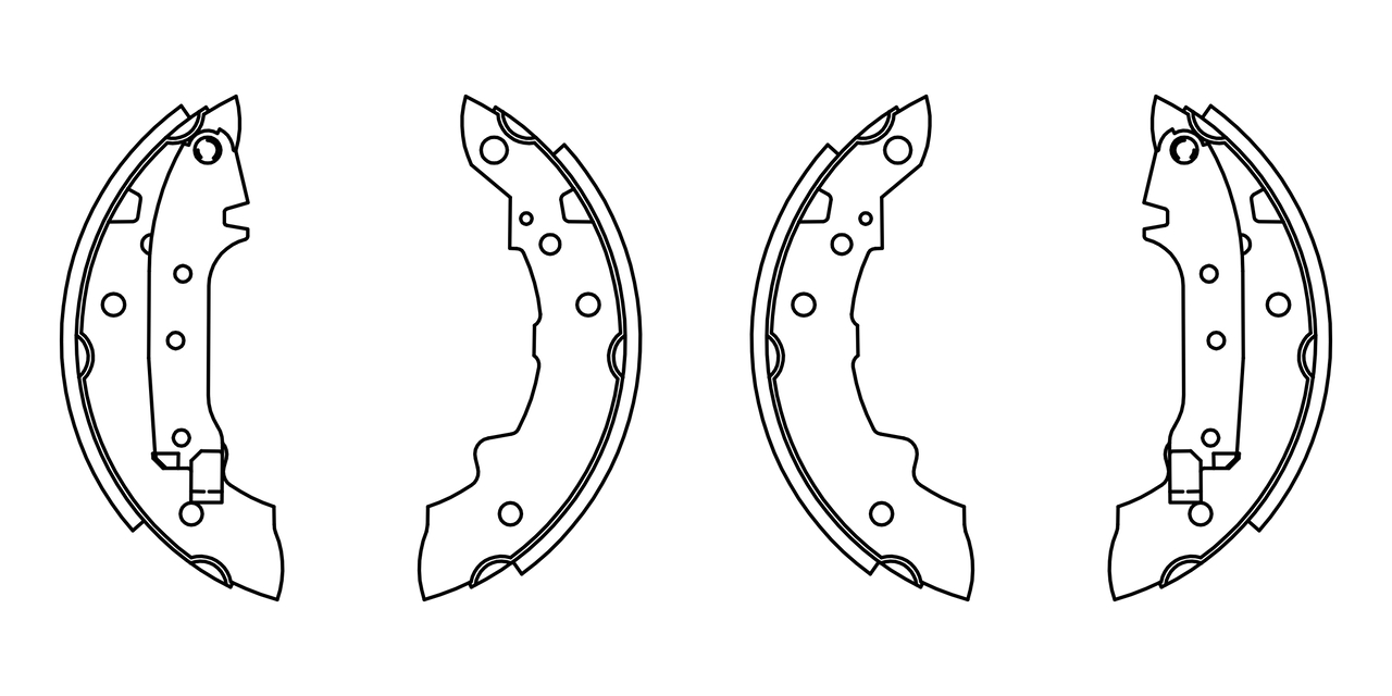 Bosch Remschoen set 0 986 487 081