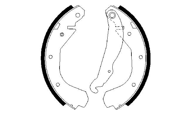 Bosch Remschoen set 0 986 487 199