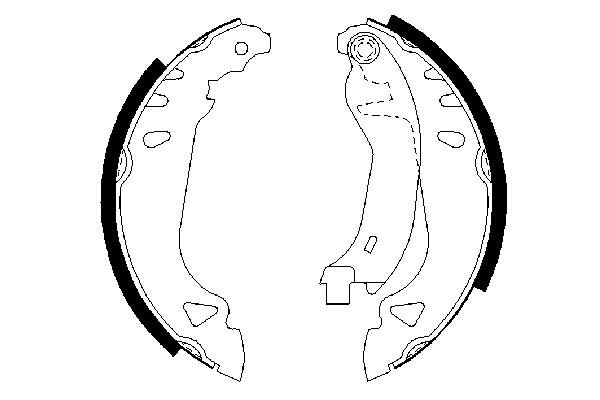 Bosch Remschoen set 0 986 487 250