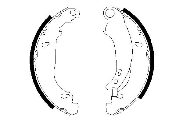 Bosch Remschoen set 0 986 487 568