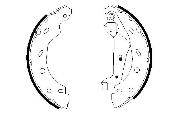 Bosch Remschoen set 0 986 487 600