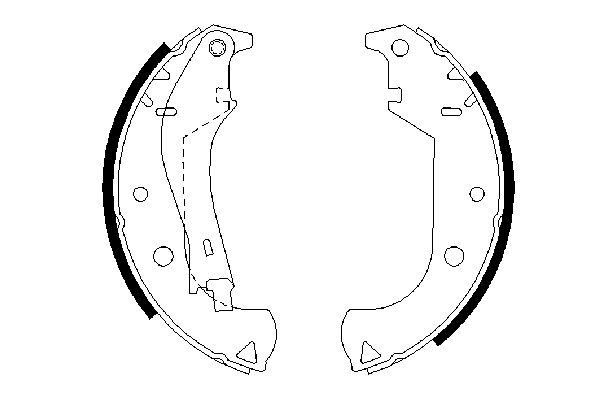 Bosch Remschoen set 0 986 487 626