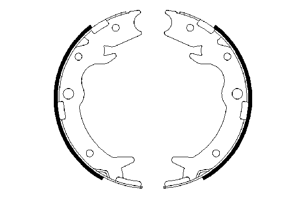 Bosch Remschoen set 0 986 487 686