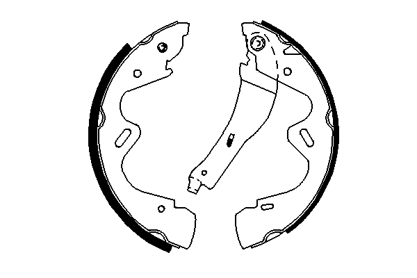 Bosch Remschoen set 0 986 487 700