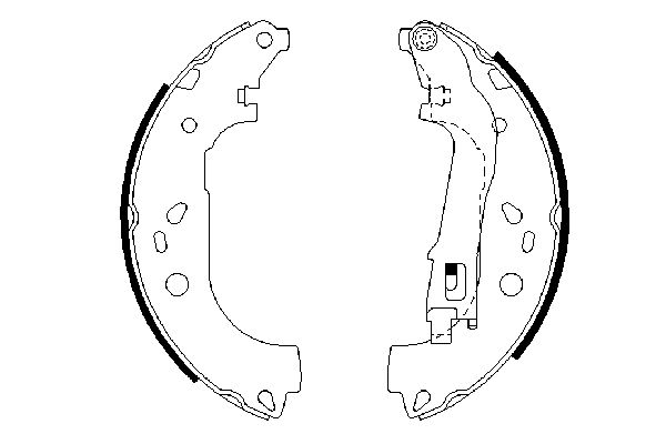 Bosch Remschoen set 0 986 487 717