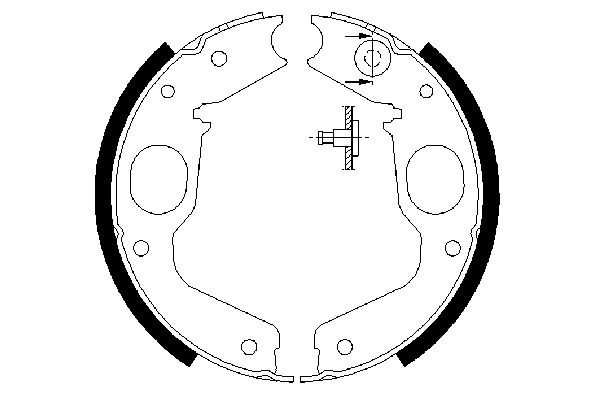 Bosch Remschoen set 0 986 487 719