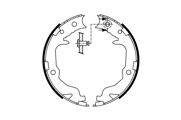 Bosch Remschoen set 0 986 487 766