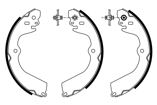 Bosch Remschoen set 0 986 487 928